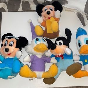 🟣Mickeys christmas carol 1984 plush set🟣